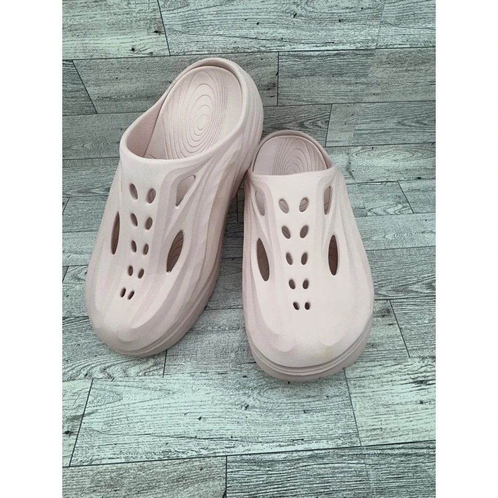 Hoka Ora Primo Pink Recovery Mules Mens 7 Womens 9 Chunky Slip On Shoes